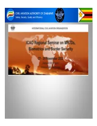 MRTD and Advance Information Systems in Zimbabwe