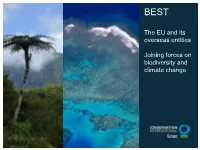 The EU and Its Overseas Entities Joining Forces on Biodiversity and Climate Change