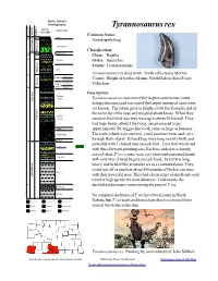Tyrannosaurus Rex.Pmd