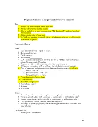 Diagnoses to Include in the Problem List Whenever Applicable