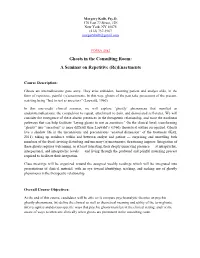 Ghosts in the Consulting Room: a Seminar on Repetitive (Re)Enactments