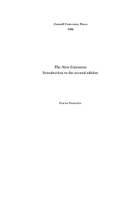 New Unionism 2Nd Ed Intro