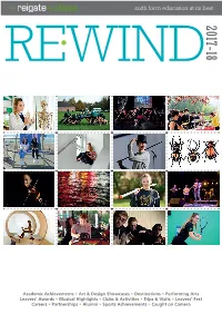 Reigate College Annual Review 2017