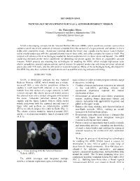 Technology Development for NASA's Asteroid Redirect Mission