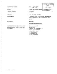 Affidavit of A. Masson