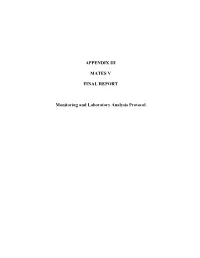 Appendix Iii
