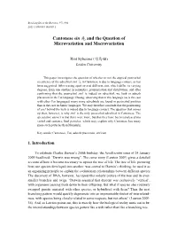 Cantonese Sin 先 and the Question of Microvariation and Macrovariation