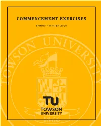 Commencement Exercises