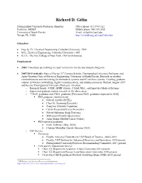 Gitlin Curriculum Vitae August 2020