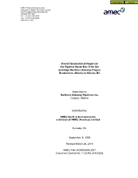 Volume 3, Appendix E-1: Overall Geotechnical Report on The