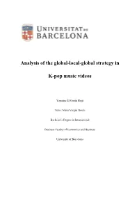 Analysis of the Global-Local-Global Strategy in K-Pop Music Videos