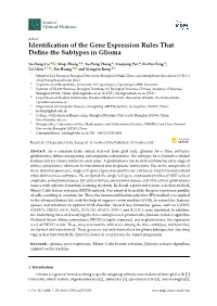 Identification of the Gene Expression Rules That