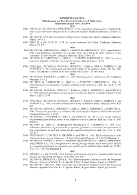 List of Papers