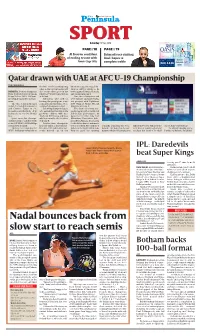 Nadal Bounces Back from Slow Start to Reach Semis