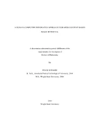 A Human-Computer Integrated Approach Towards Content Based