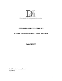 Dealing for Development?
