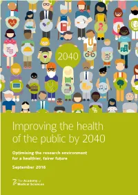 Improving the Health of the Public by 2040