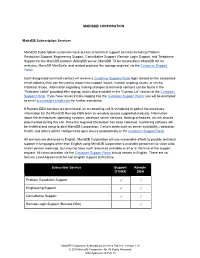 Mariadb Subscription Services Agreement