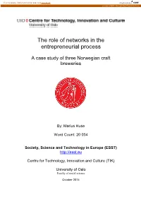 The Role of Networks in the Entrepreneurial Process