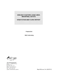 Vegetation and Flora Report.Pdf