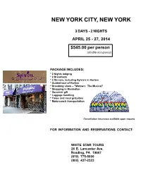 NYC 2014 Website