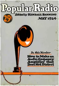 Amplifier That Does Not Distort N