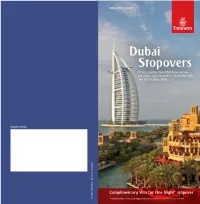 Brochure and Price List Are Desert Resort & Spa Where Breakfast, Lunch and Dinner Subject to the Conditions of the Contract