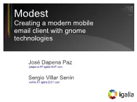 Modest Talk at Guadec/Desktop Summit 2009