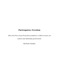 Participatory Freedom