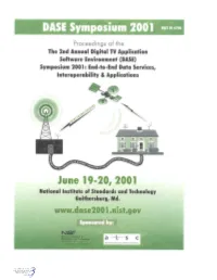 Proceedings of the 2Nd Annual Digital TV Applications Software Environment