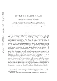 Arxiv:1906.05510V2 [Math.AC]