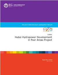 Hubei Hydropower Development in Poor Areas Project