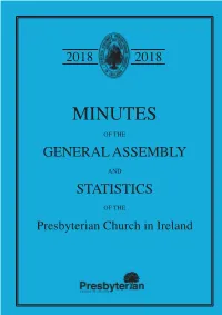 Minutes of the General Assembly 2018