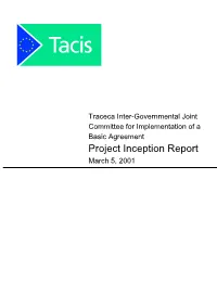Project Inception Report March 5, 2001