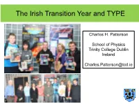 The Irish Transition Year and TYPE