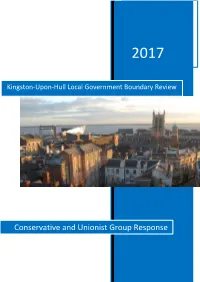 Conservative and Unionist Group Response