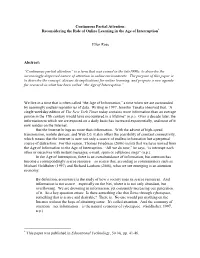 Continuous Partial Attention and Online Learning