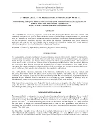 Cybershaming: the Shallowing Hypothesis in Action