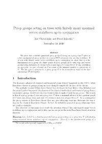 Pro-P Groups Acting on Trees with Finitely Many Maximal Vertex