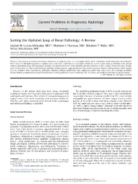 Sorting the Alphabet Soup of Renal Pathology: a Review