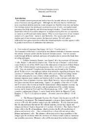 The Humoral Immune System Structure and Diversity Discussion