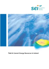 Tidal & Current Energy Resources in Ireland