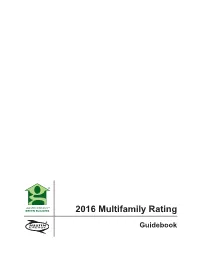 2016 Multifamily Rating