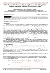 A New Approach to Number of Spanning Trees of Wheel Graph Wn in Terms of Number of Spanning Trees of Fan Graph Fn