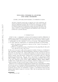 Arxiv:1710.03946V1 [Math.NA] 11 Oct 2017 DDE05, BL07, Chu08, HO10, Wan10, CMKO11, AEEVE12, DE13]