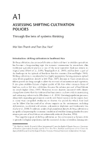 Assessing Shifting Cultivation Policies
