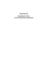 Attachment M Amendment 2 to the Jonah Programmatic Agreement