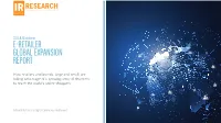E-Retailer Global Expansion Report