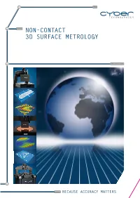 Non-Contact 3D Surface Metrology