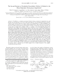 The Second Enzyme in Pyrrolnitrin Biosynthetic Pathway Is Related to the Heme-Dependent Dioxygenase Superfamily† Walter De Laurentis,‡,§ Leang Khim,‡,§ J